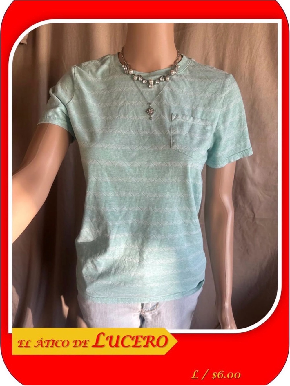 Cat & Jack Mint Green Short Sleeve Pocket Tee